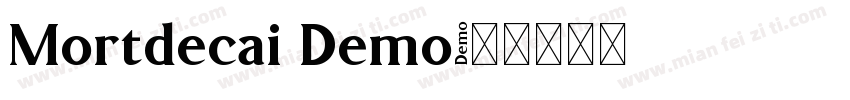 Mortdecai Demo字体转换